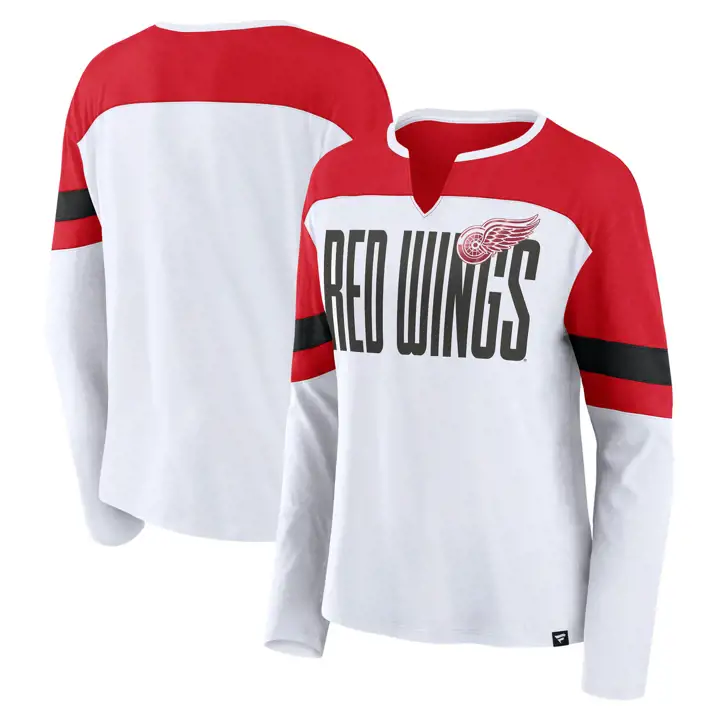 Detroit Redwings LNH Femme Frozen Biblend Manches Longues 24 BLC