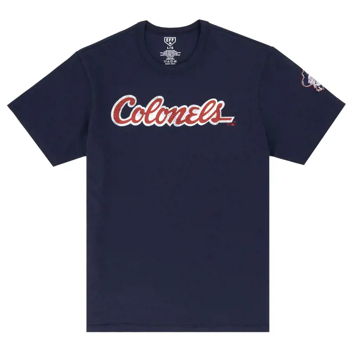 T-shirt Vintage Louisville Colonels EFF MiLB Marine