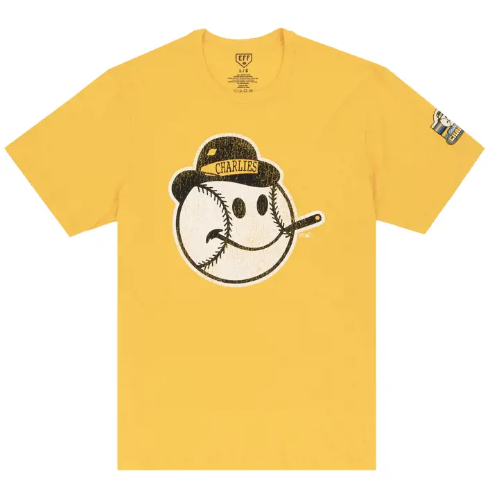 T-shirt vintage Charleston Charlies EFF MiLB GL