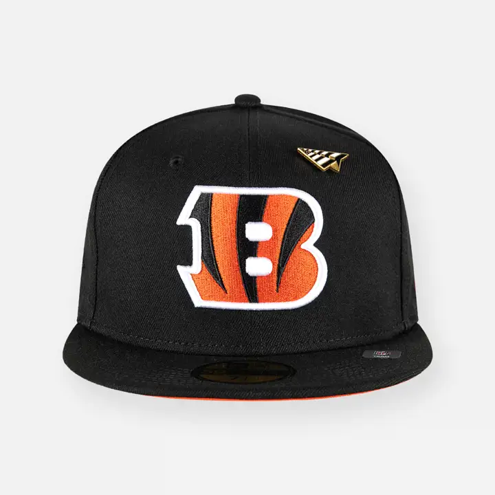 Cincinnati Bengals Avions en papier X NFL Ajusté NOIR