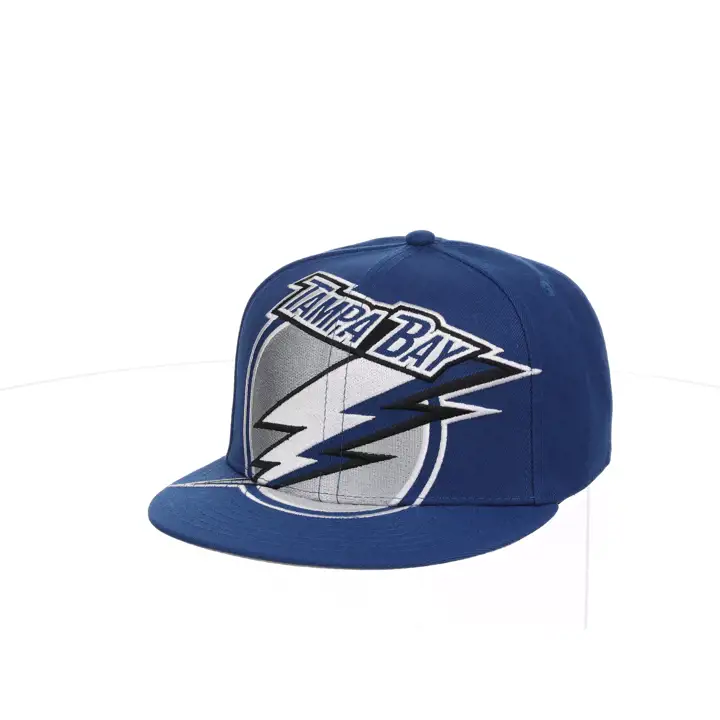 Casquette surdimensionnée de la LNH TAMPA BAY LIGHTNING bleu marine VINTAGE