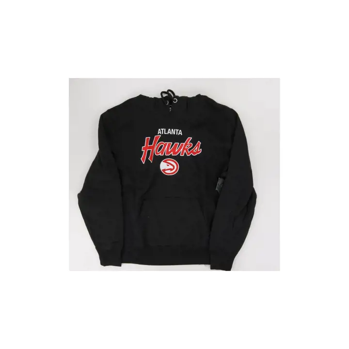 ATLANTA HAWKS NBA Cross City Script Headline Hood NOIR