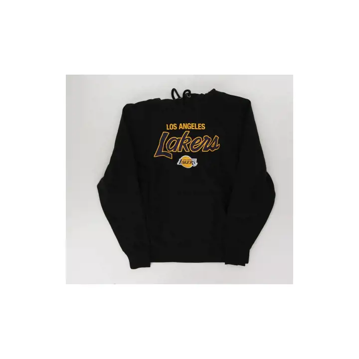 LOS ANGELES LAKERS NBA Sweat à capuche noir avec inscription en travers de la ville