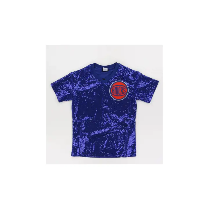 NEW YORK KNICKS NBA T-shirt à paillettes N&N pour filles Jalen Brunson
