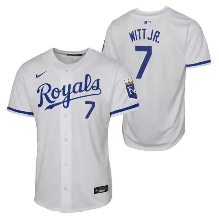 KANSAS CITY ROYALS Maillot de joueur limité MLB pour jeune Bobby Wit
