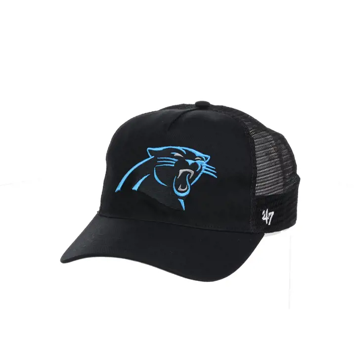 CAROLINA PANTHERS NFL Sure Shot Mesh '47 Hitch BLK