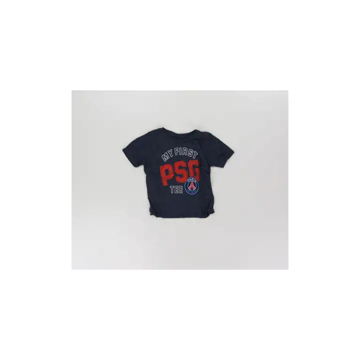 T-shirt logo enfant Paris Saint-Germain marine