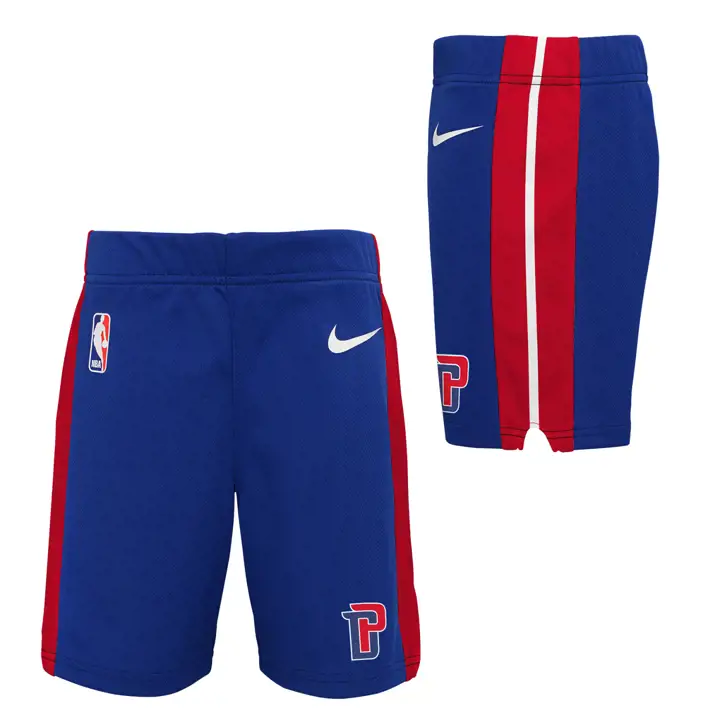 Short Réplique Icône NBA Enfant Detroit Pistons BLEU