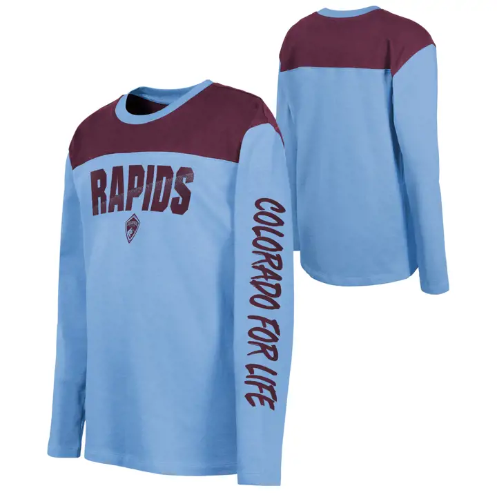 COLORADO RAPIDS MLS Unbeaten Run LS Tee Teal
