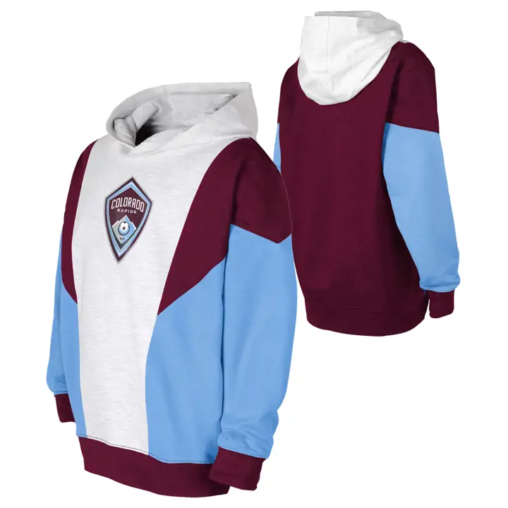 COLORADO RAPIDS MLS Champion League sweat à capuche gris