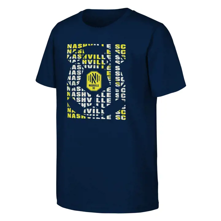 T-shirt bleu marine NSH SC MLS Zone de Vérité