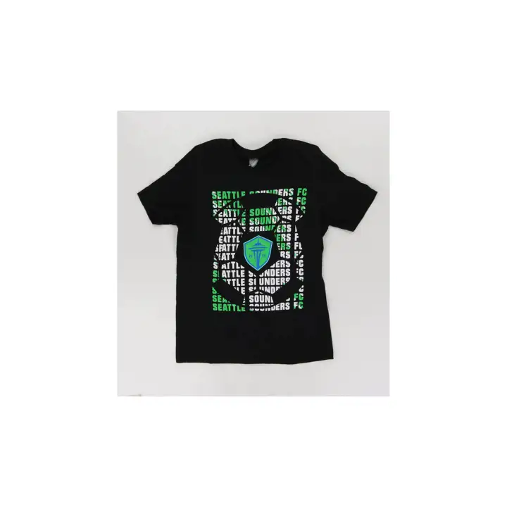 T-shirt en coton bio unisexe Seattle Sounders MLS Navy