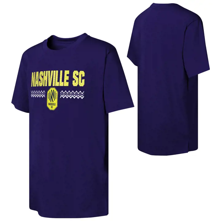T-shirt Talent Prometteur Nashville SC MLS Bleu Marine