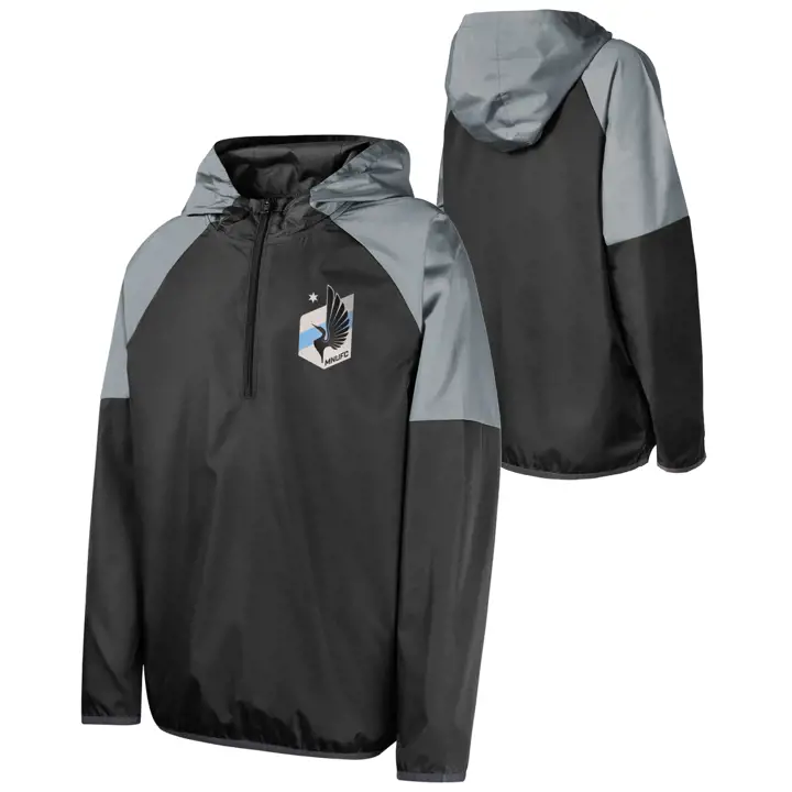 Minnesota United FC MLS Veste 1/4 Zip Imparable Marine