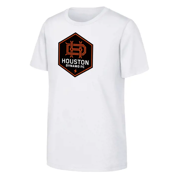 T-shirt HOUSTON DYNAMO Logo principal MLS blc