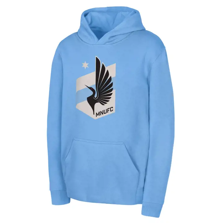 Chandail à capuchon à logo principal Minnesota United FC MLS marine