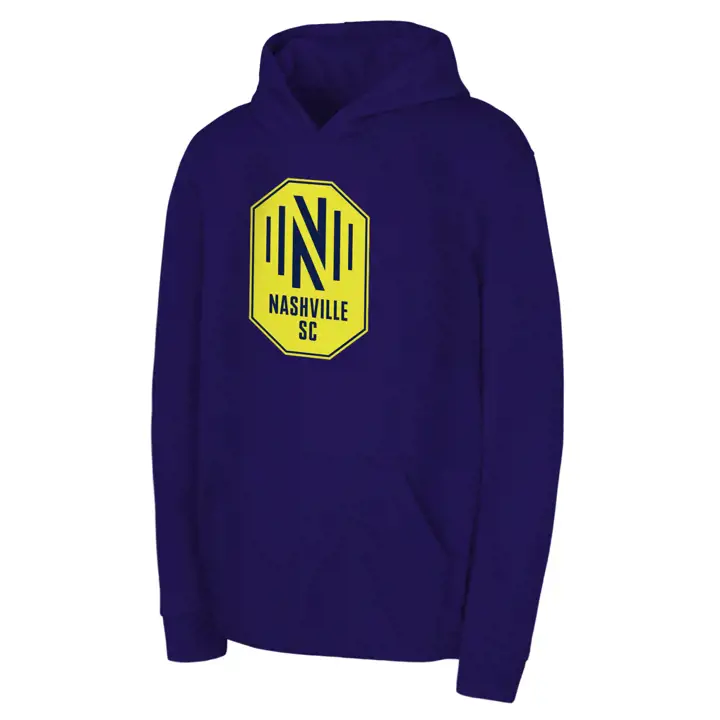 NASHVILLE SC Sweat à capuche du logo principal MLS Marine