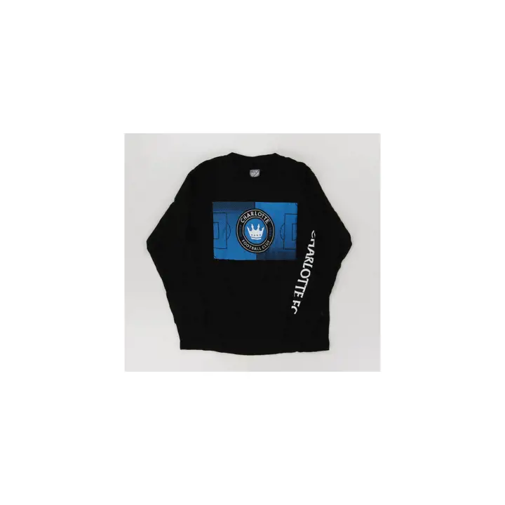 Tee-shirt MC Milieu de terrain MLS Charlotte FC noir