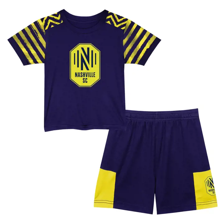 NASHVILLE SC MLS Ensemble Super Fan pour tout-petit bleu marine