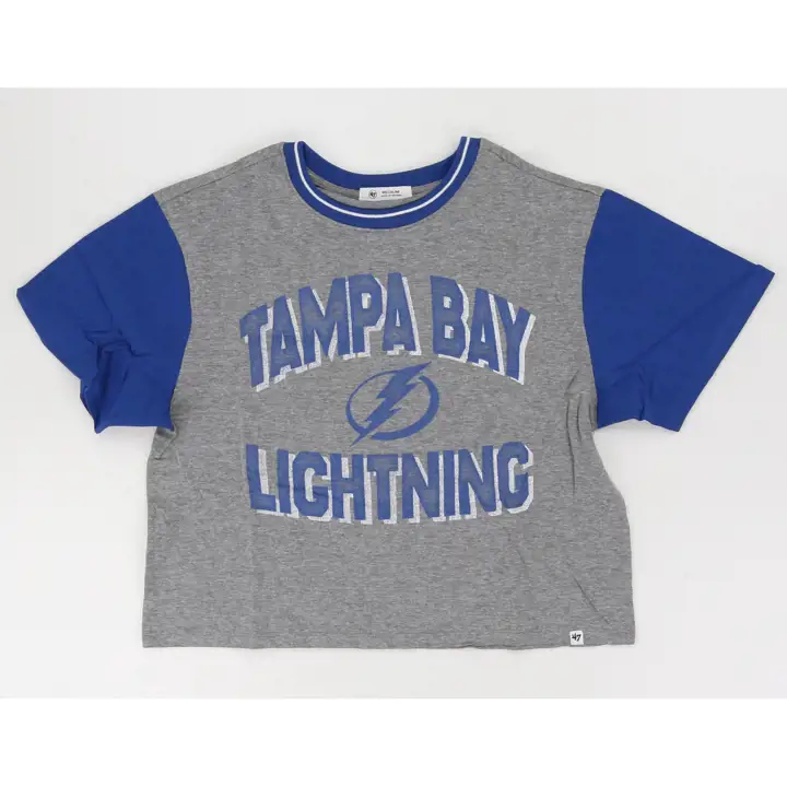 TAMPA BAY LIGHTNING LNH T-SHIRT ZIGGY CLUBHOUSE FEMME GRIS FONCÉ
