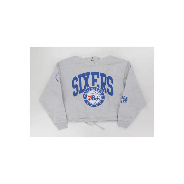 PHILADELPHIA 76ERS NBA WOMEN'S HIGH HOPES VENICE HOOD GRY