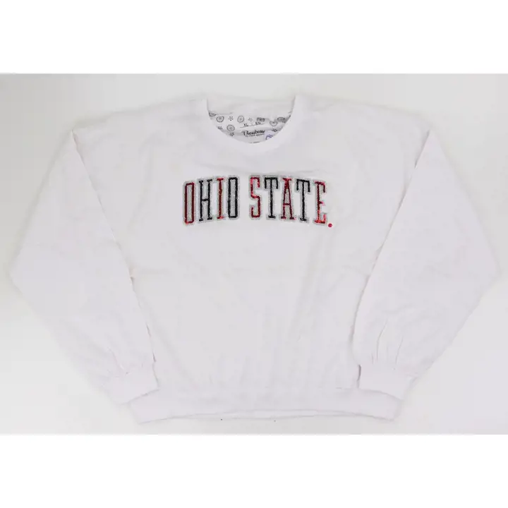 SWEAT-SHIRT OHIO STATE BUCKEYES NCAA POUR FEMME À SEQUINS MODÈLE 2