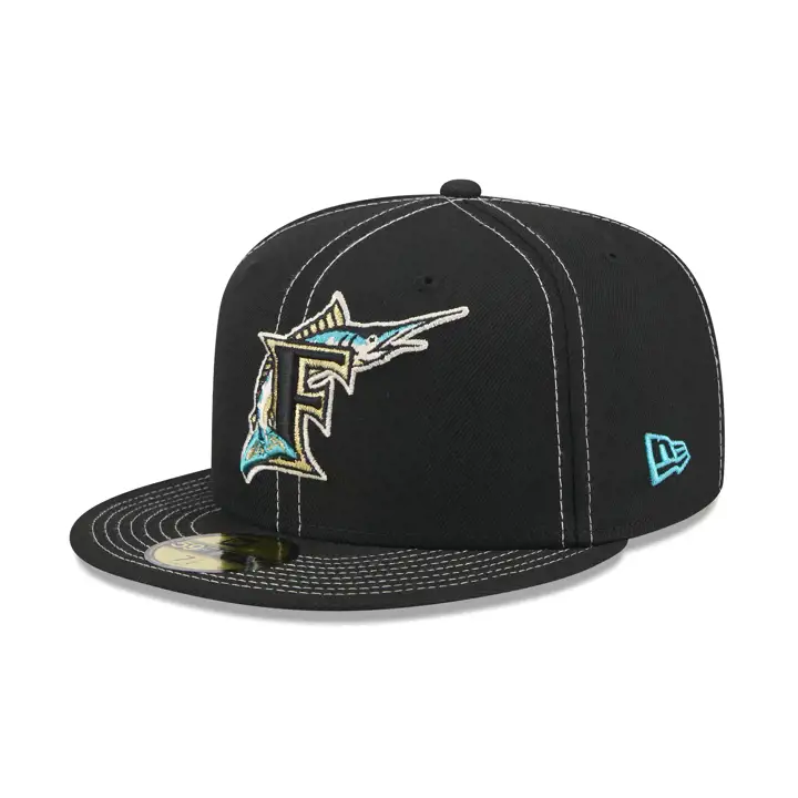FLORIDA MARLINS MLB Touch of Gold 2.0 59FIFTY GRIS/NOIR 25E A