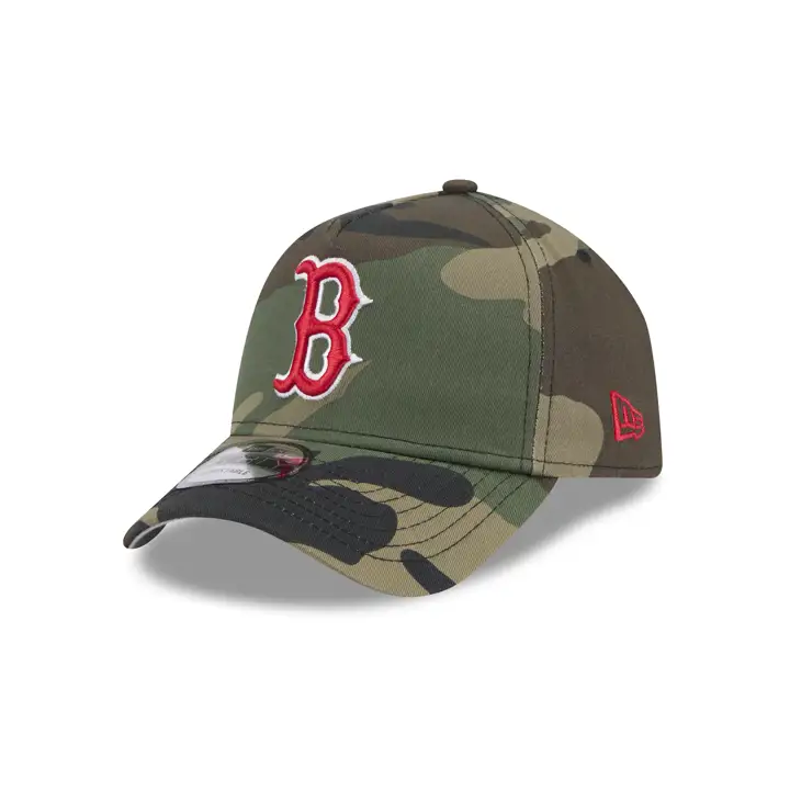 BOSTON RED SOX MLB Casquette A-Frame 9FORTY Camouflage Boisé/Gris FENW