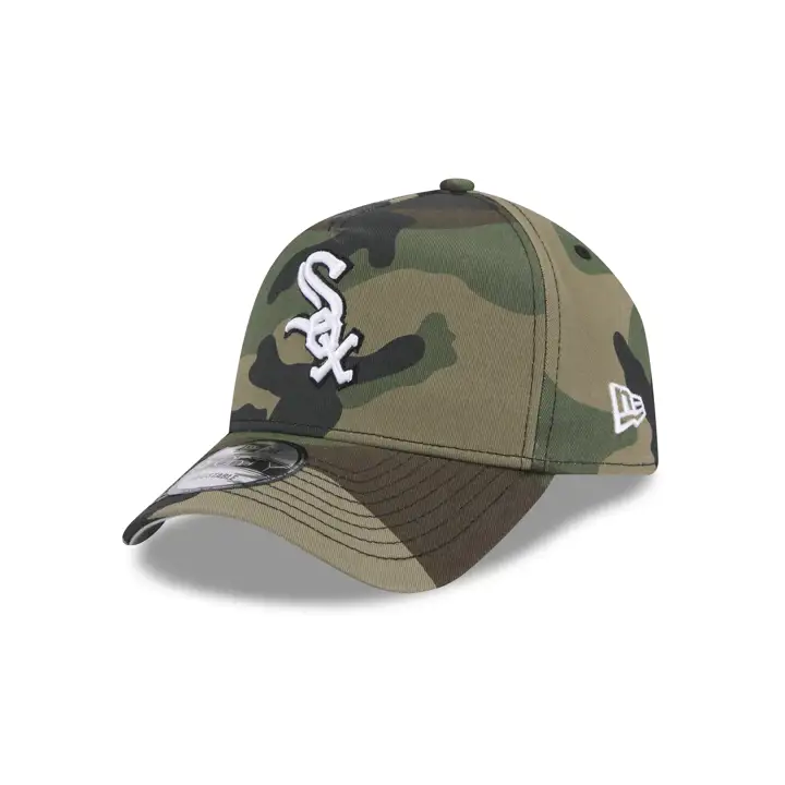 Casquette MLB Woodland A-Frame 9FORTY des Chicago White Sox - Kaki/Gris