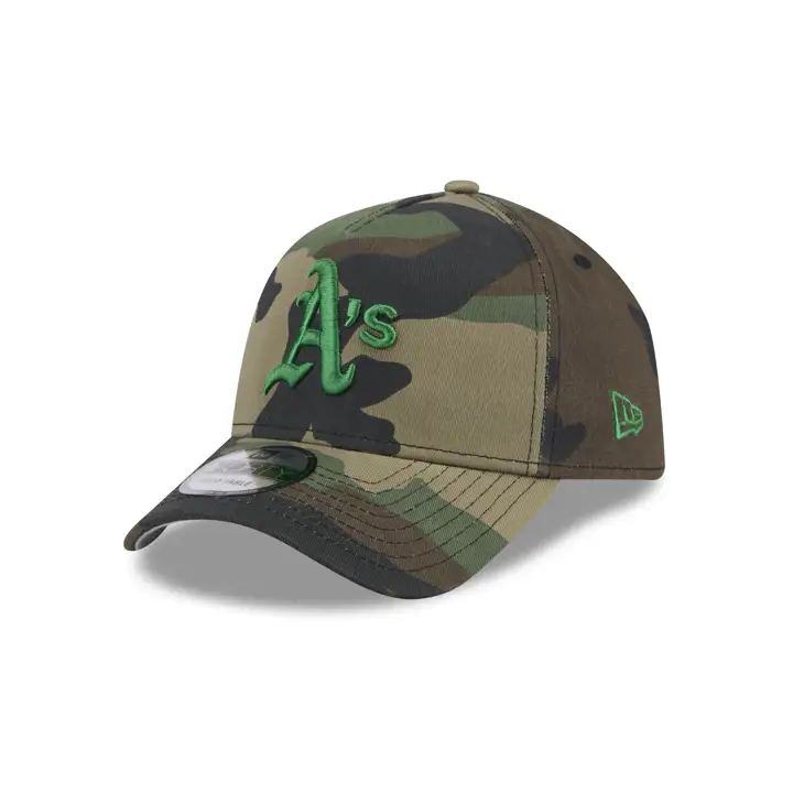 Casquette Oakland Athletics MLB A-Frame 9FORTY Woodland/Gris W
