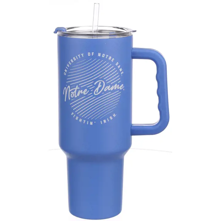 Gobelet isotherme en acier inoxydable de 1,2 litre, coloris « Powder Coat », Notre Dame Fighting Irish