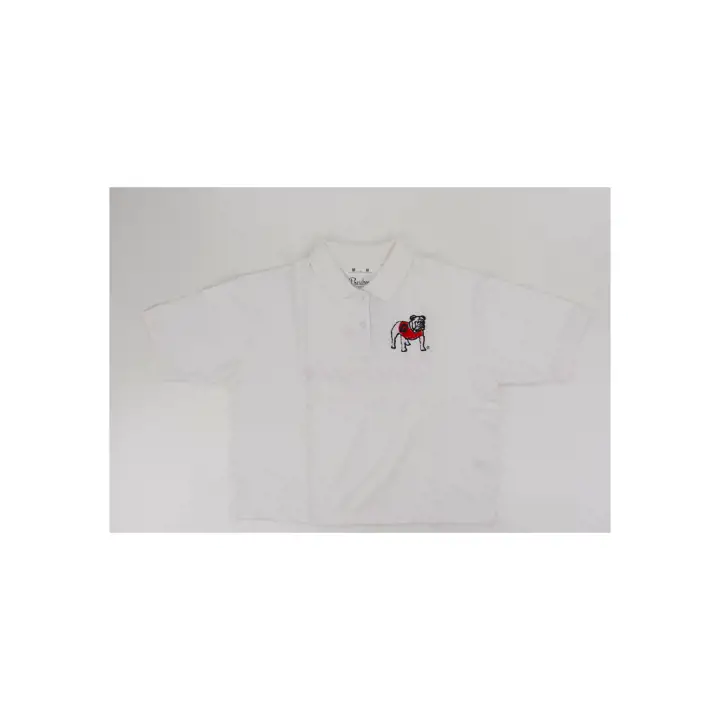 GEORGIA BULLDOGS NCAA POLO HAMPTON FEMME 24 BLANC