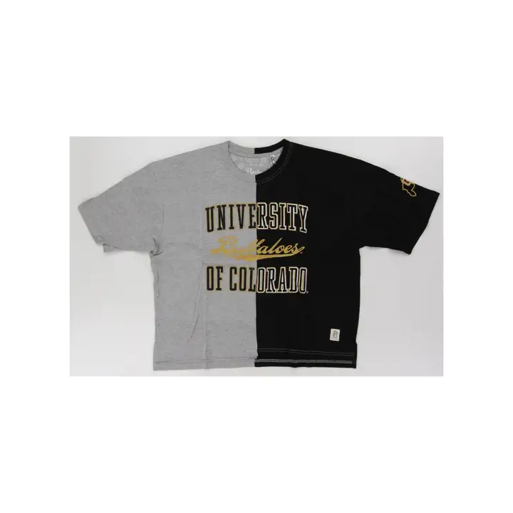 Colorado Buffaloes T-shirt Femme NCAA Demi-demi 24 BLK