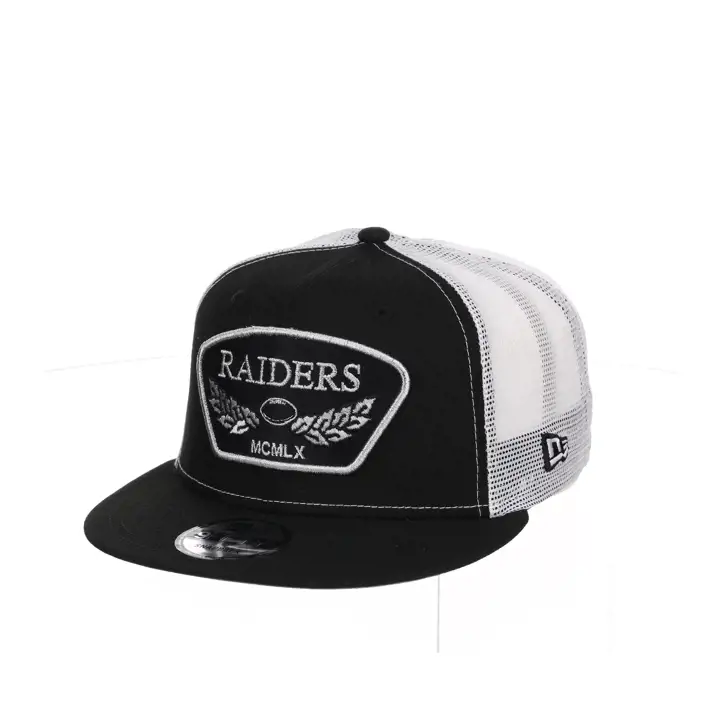 Casquette Las Vegas Raiders NFL Patch Mesh 9FIFTY N/B