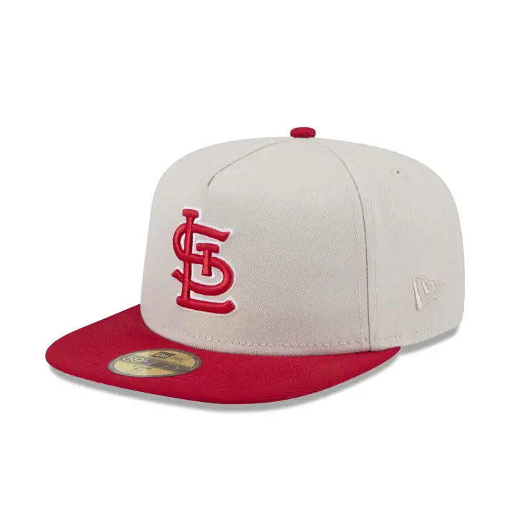 Casquette ajustée 59FIFTY MLB St. Louis Cardinals 100e anniversaire en béton
