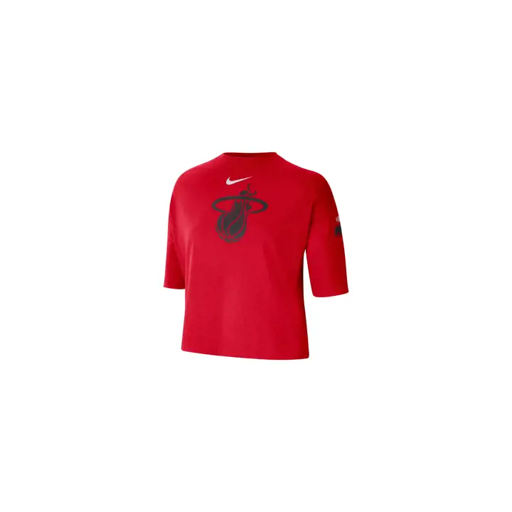 T-shirt ample premium femme MIAMI HEAT NBA City Edition ROUGE