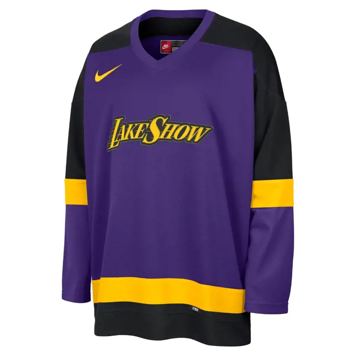 Maillot de hockey des Los Angeles Lakers NBA City Edition 24 VIOLET