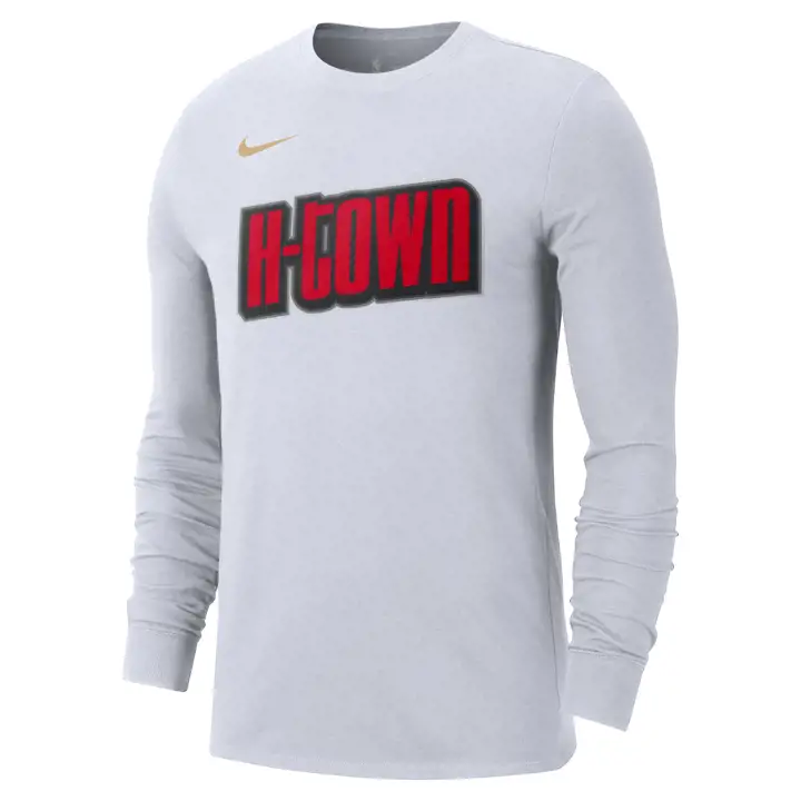 T-shirt manches longues HOUSTON ROCKETS NBA City Edition 24 BLANC