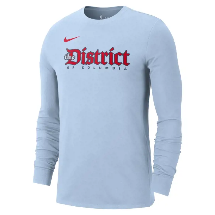 WASHINGTON WIZARDS NBA City Edition LS T-Shirt 24 BLUE