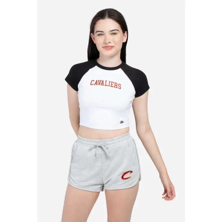 T-SHIRT FEMME NBA HOMERUN CLEVELAND CAVALIERS BLANC/NOIR