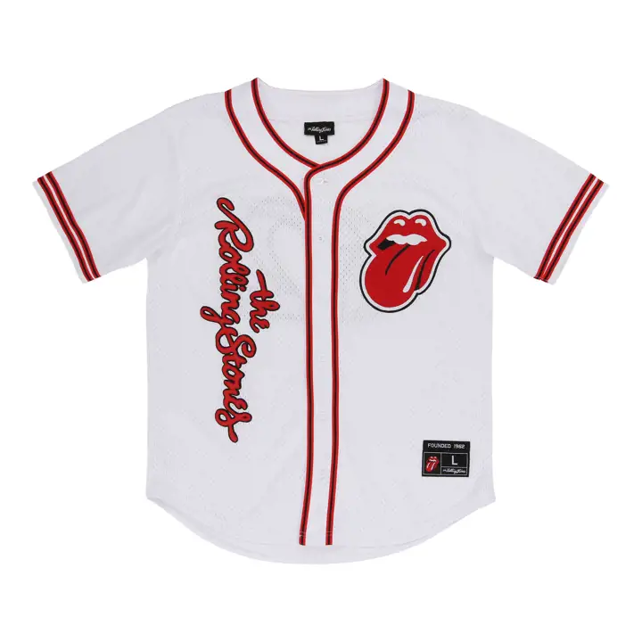 Maillot de baseball Rolling Stones BLC