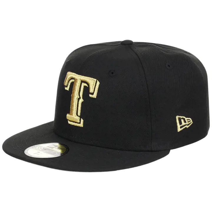 Texas Rangers MLB Fitted Day 59FIFTY 70e anniversaire NOI/NOI