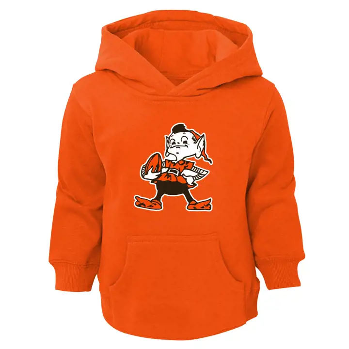 Cleveland Browns NFL Hoodie polaire marron "Brownie" pour tout-petit ORG