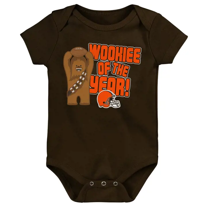 Body bébé Les Browns de Cleveland NFL Wookie de l'année BRN