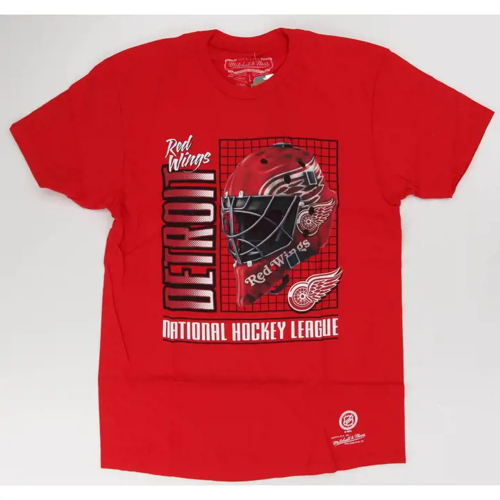 T-shirt Rouge Gardien de but NHL Detroit Red Wings Grille