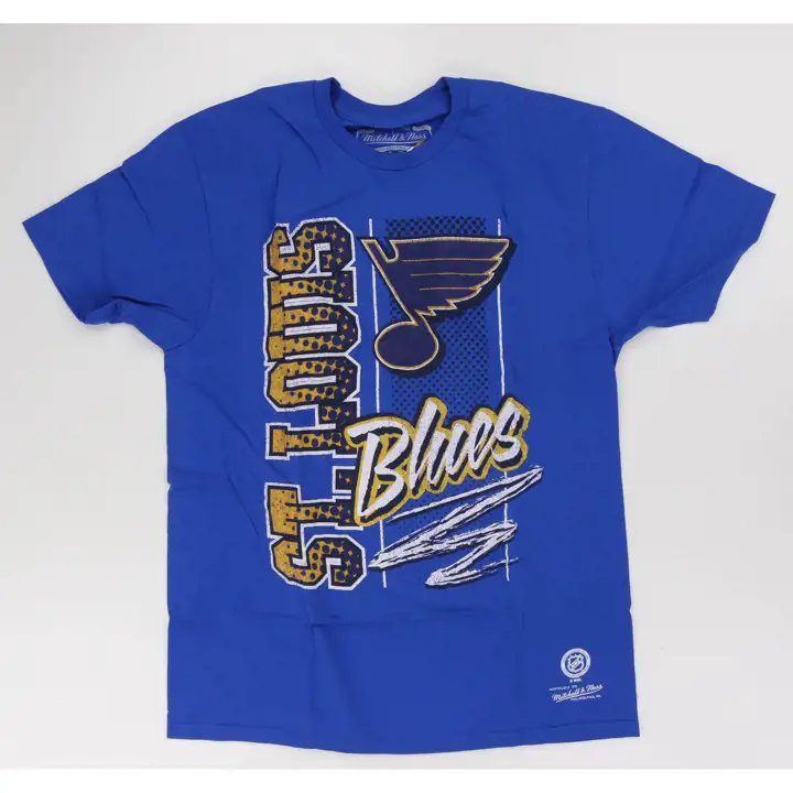 T-shirt mi-temps St. Louis Blues LNH – Bleu