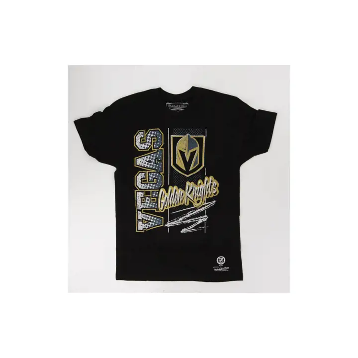 T-shirt Vegas Golden Knights NHL Halftime Script Noir