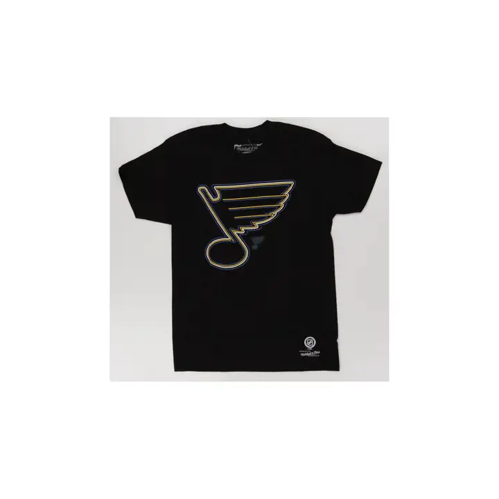 T-shirt néon des Blues de St. Louis LNH NOIR