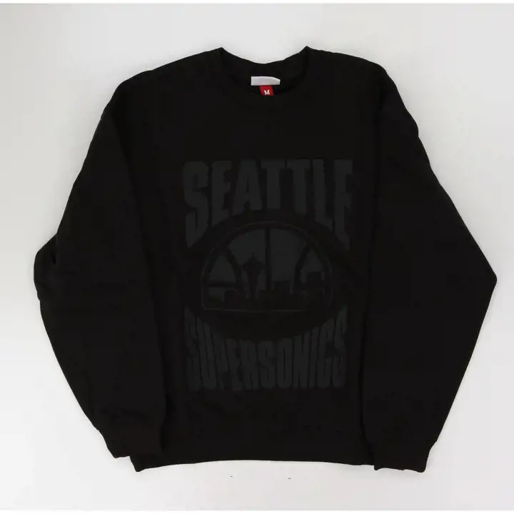 SEATTLE SUPERSONICS NBA ALL DAY CREW NOIR