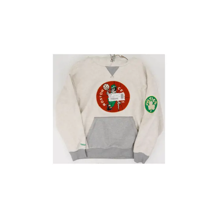 SWEAT À CAPUCHE BOSTON CELTICS NBA JOUR ET NUIT CRÈME